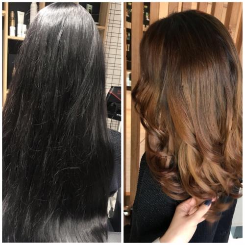 Какие цвета волос можно получить, перекрасив натуральную брюнетку. Выход из черного в русый: Советы и рекомендации экспертов