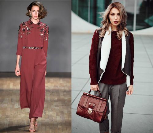 Цвет марсала в одежде 2023. Добавьте яркости! 4 правила 02 Цвет марсала в одежде 2023. Добавьте яркости! 4 правила 02