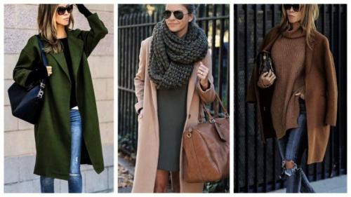 С чем носить драповое пальто?