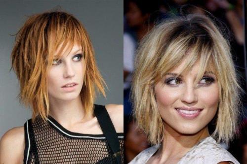 Каскадные стрижки на средние волосы с челкой. Стрижка каскад на средние волосы: 10 красивых идей (фото)