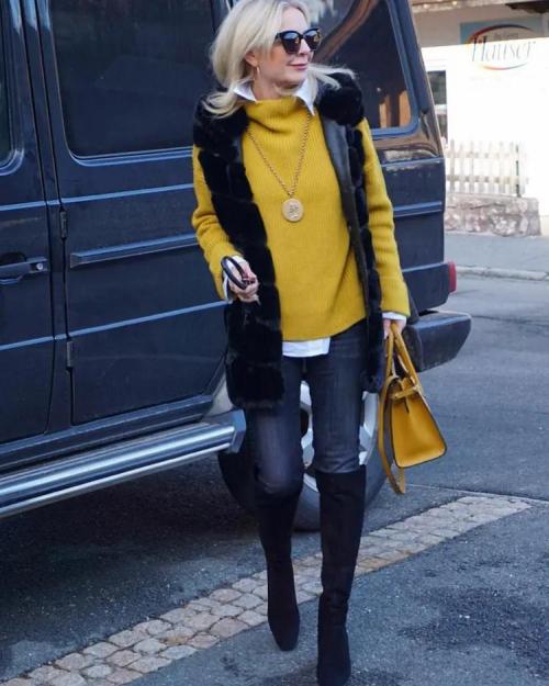 Можно ли носить ботфорты в 50 лет. Ботфорты для тех, кому за 50: стоит ли носить сапоги выше колена зрелым женщинам и как это делать стильно