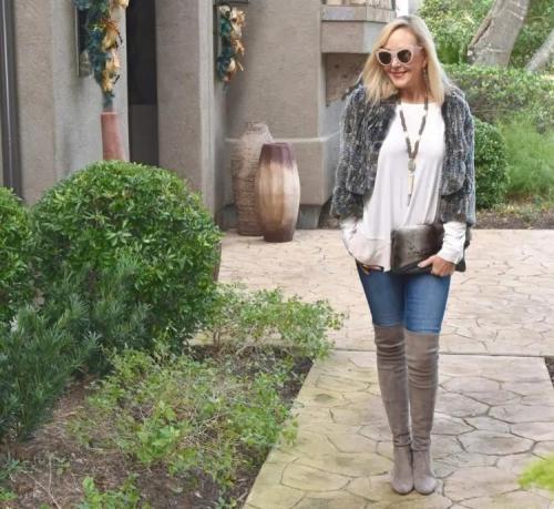 Можно ли носить ботфорты в 50 лет. Ботфорты для тех, кому за 50: стоит ли носить сапоги выше колена зрелым женщинам и как это делать стильно