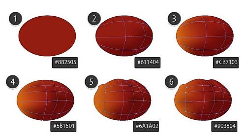 Какие основные принципы и правила следует соблюдать при создании фигуры по типу персика. Рисуем реалистичные персики в Adobe Illustrator