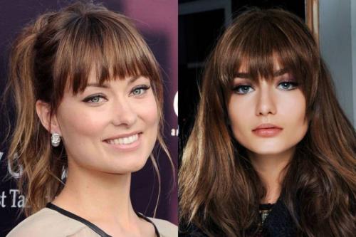 Блондинка с челкой шторкой. Челка шторка на короткие, средние и длинные волосы 2023: фото удлиненной шторки, на две стороны, для круглого лица