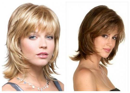 Каскад на средние волосы. Варианты стрижки каскад