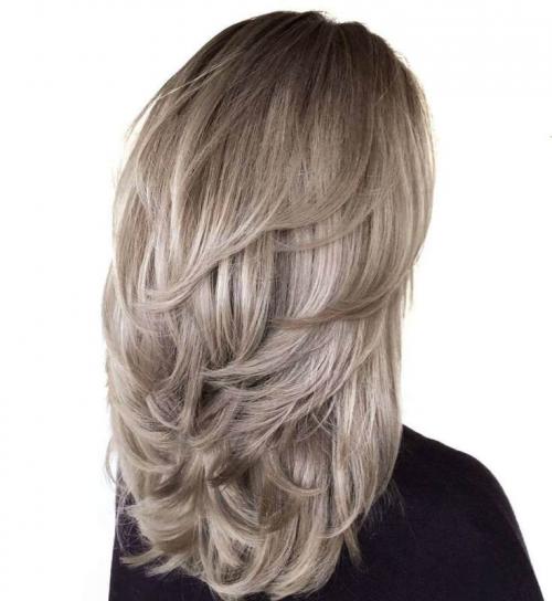 Красивый каскад на средние волосы. Стрижка каскад на средние волосы