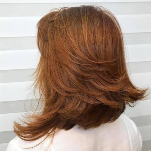 Красивый каскад на средние волосы. Стрижка каскад на средние волосы