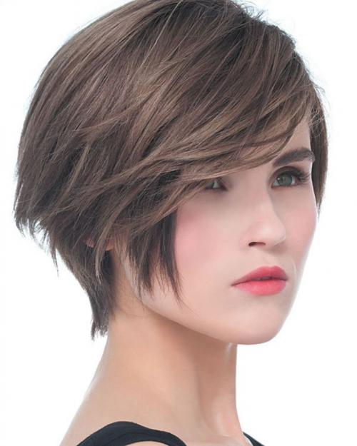Стрижка каскад на короткие волосы. Стрижка укороченный каскад на короткие волосы