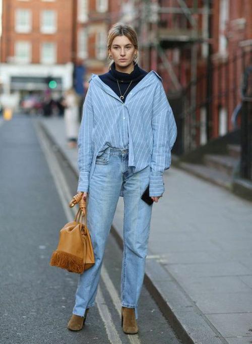 Отличный стиль: как правильно сочетать куртку с воротником и на пуговицах 04