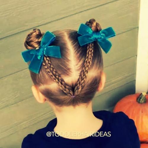 Прическа Рожки из волос: как сделать и поддерживать 08