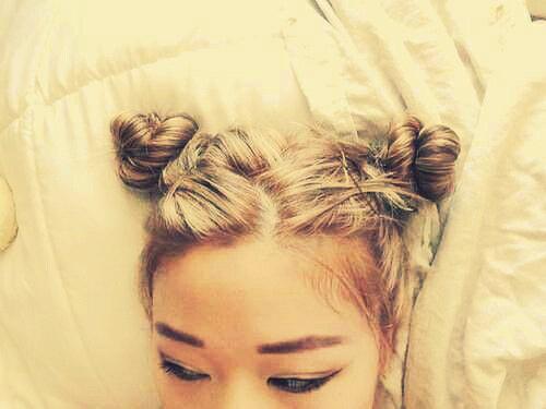 Прическа Рожки из волос: как сделать и поддерживать 03