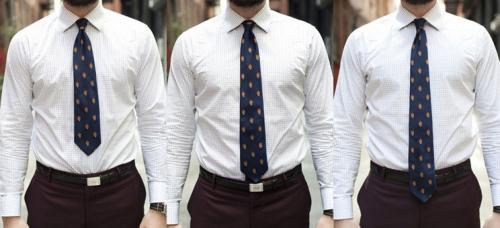 Галстук для мужчин: как выбрать правильную длину 01 Галстук для мужчин: как выбрать правильную длину 01