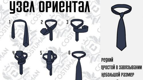 Как изменить вид узла мужского галстука в зависимости от ситуации. 12 способов завязать галстук