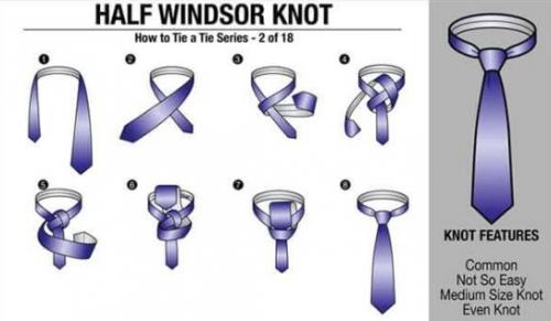 Виды узлов мужских галстуков. Виды узлов галстука – 17 наименований