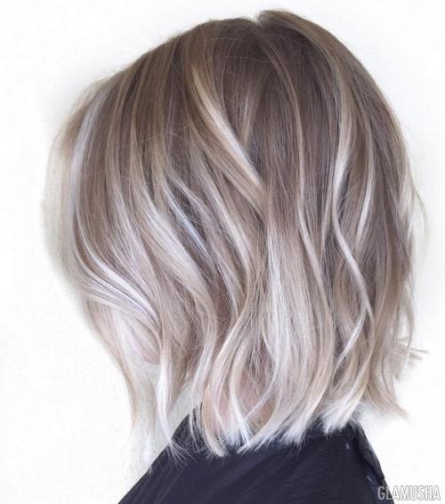 Пепельно золотистый цвет волос фото