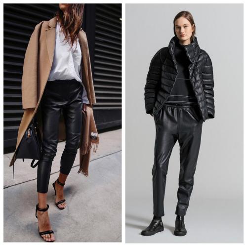 С чем носить коричневые кожаные брюки. Как стильно носить кожаные брюки: 6 крутых советов 