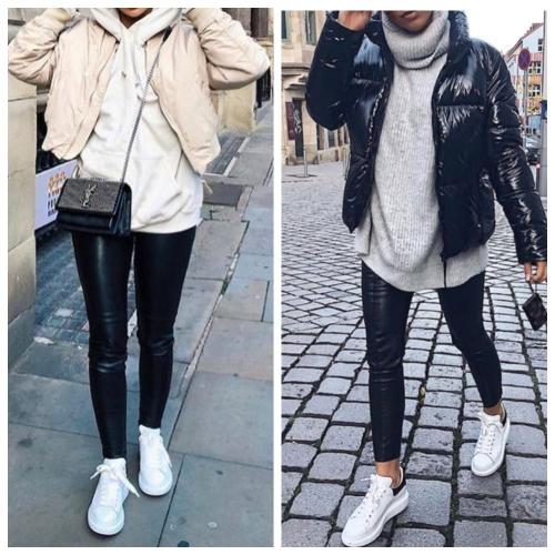 С чем носить коричневые кожаные брюки. Как стильно носить кожаные брюки: 6 крутых советов 