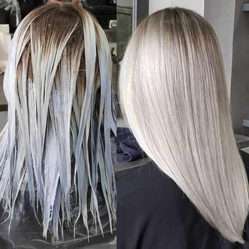 Холодный блонд роскошный оттенок который идет не всем