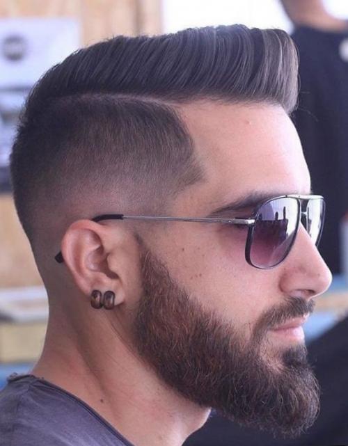 Причёска по бокам выбрито, а сверху волосы. Кому подходят выбритые виски, а кому нет