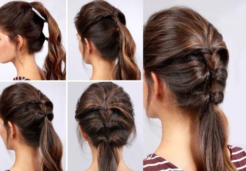 Причёски не сложные, но красивые. Легкие прически самой себе за 5 минут: пошаговые фото
