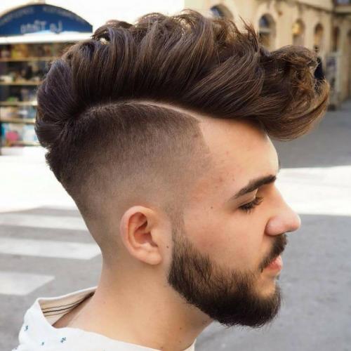 Причёска по бокам выбрито, а сверху волосы. Кому подходят выбритые виски, а кому нет