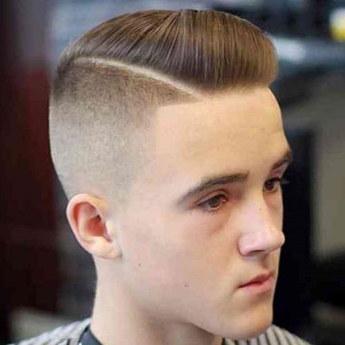 Причёска по бокам выбрито, а сверху волосы. Кому подходят выбритые виски, а кому нет