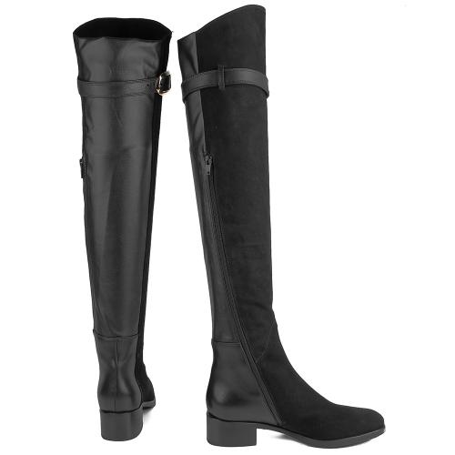 С чем носить высокие сапоги. Особенности модели