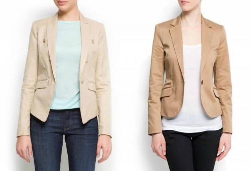 Бежевый жакет с чем носить модные образы. Бежевый пиджак — признак хорошего вкуса