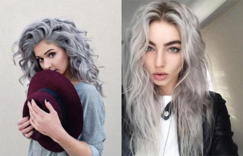 Окрашивание волос в седой цвет. Особенности цвета 05 Окрашивание волос в седой цвет. Особенности цвета 05