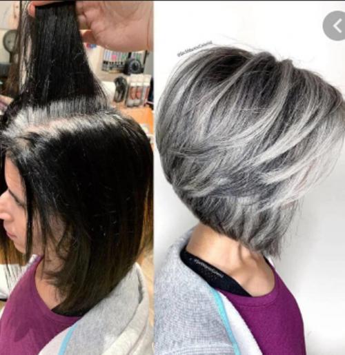 Окрашивание волос в седой цвет. Особенности цвета 15 Окрашивание волос в седой цвет. Особенности цвета 15