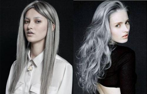 Окрашивание волос в седой цвет. Особенности цвета 13 Окрашивание волос в седой цвет. Особенности цвета 13