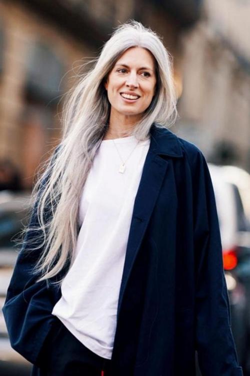 Окрашивание волос в седой цвет. Особенности цвета 18 Окрашивание волос в седой цвет. Особенности цвета 18