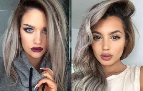 Окрашивание волос в седой цвет. Особенности цвета 03 Окрашивание волос в седой цвет. Особенности цвета 03