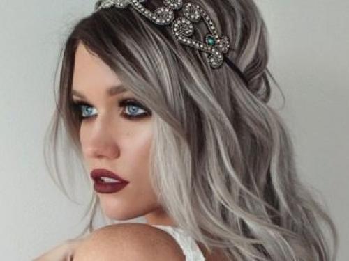 Окрашивание волос в седой цвет. Особенности цвета 01 Окрашивание волос в седой цвет. Особенности цвета 01