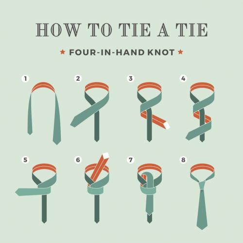 Модный словарь по галстукам. Способы завязывания галстука