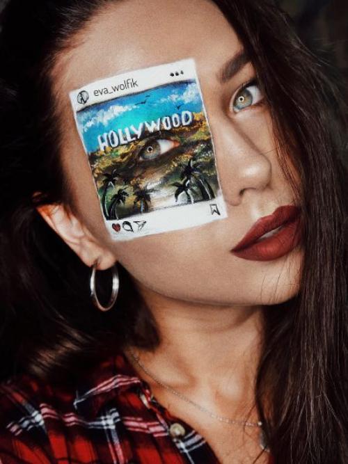 Макияж глаз необычный. Чем рисовать кровь и слезы: инструменты для креативного макияжа