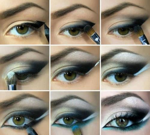 Макияж глаз вечерний. Как правильно делать вечерний макияж дома – инструкция с пошаговыми фото