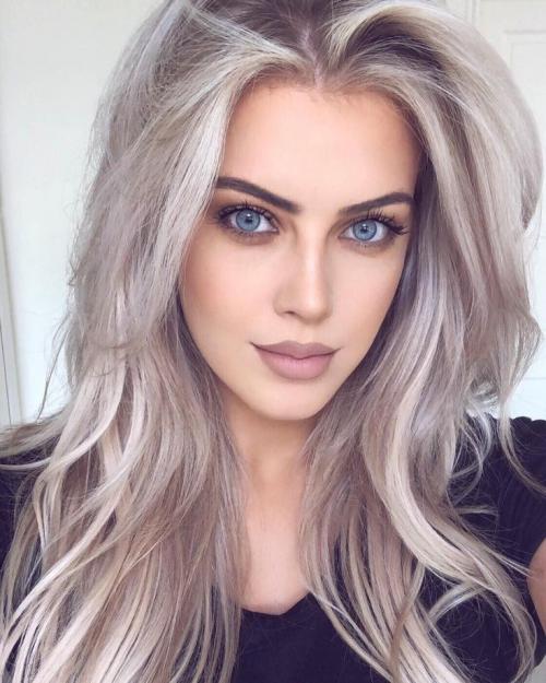 Натуральный пепельный цвет волос. (+180 фото) Оттенки пепельного цвета волос