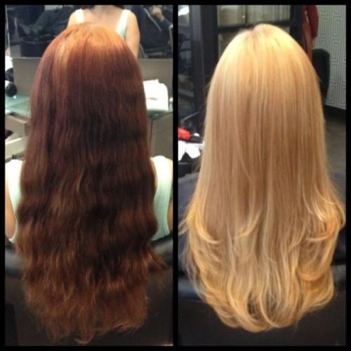 Из рыжего в блонд. Чего ждать, при окрашивании рыжих волос в блонд? 10 Из рыжего в блонд. Чего ждать, при окрашивании рыжих волос в блонд? 10