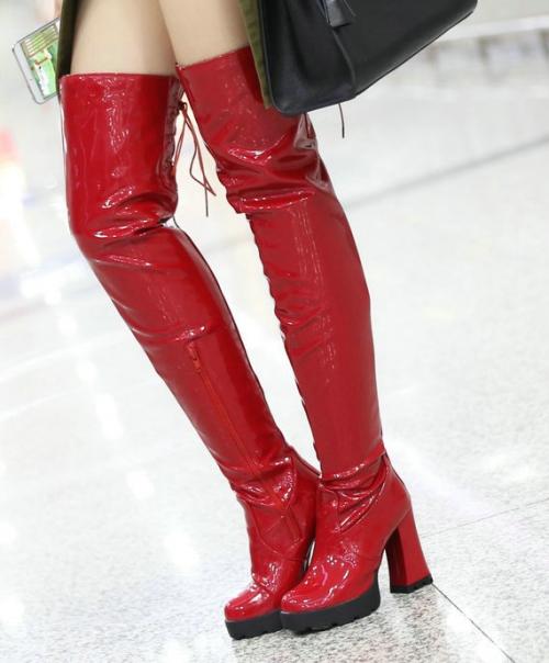 Ботфорты-чулки с чем носить. Разновидности