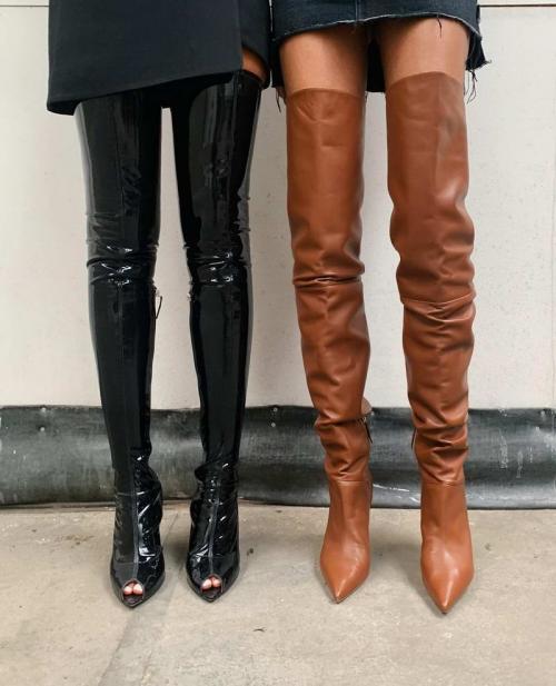 Сапоги ботфорты осень с чем носить. Как носить ботфорты разных фасонов 04 Сапоги ботфорты осень с чем носить. Как носить ботфорты разных фасонов 04