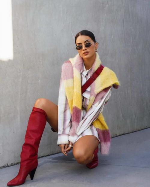 Сапоги ботфорты осень с чем носить. Как носить ботфорты разных фасонов 06 Сапоги ботфорты осень с чем носить. Как носить ботфорты разных фасонов 06