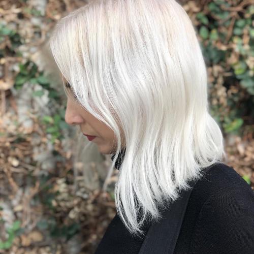 Как покрасить волосы в белый. Палитра популярных оттенков белого