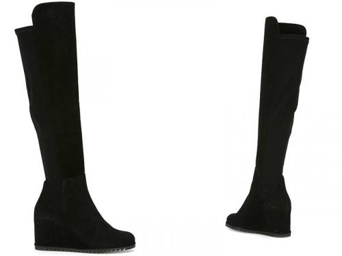 Замшевые ботфорты на каблуке: все, что нужно знать о популярной обуви 01 Замшевые ботфорты на каблуке: все, что нужно знать о популярной обуви 01