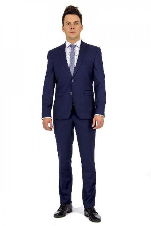 Что такое синий женский костюм брючный