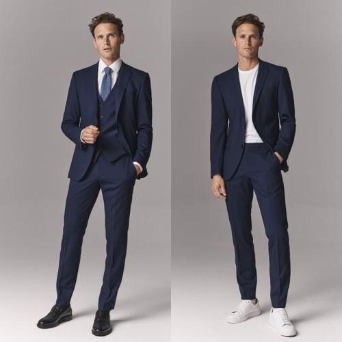 Темно синий костюм: стильные сочетания для женщин 09