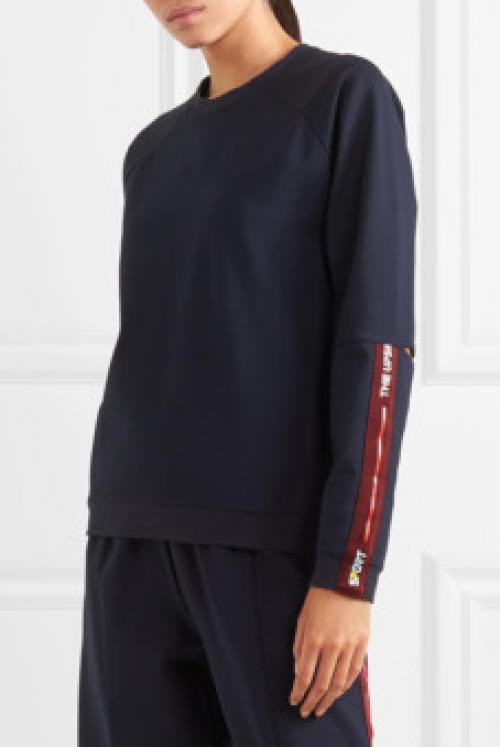 Темно синий женский брючный костюм с чем носить. Модели