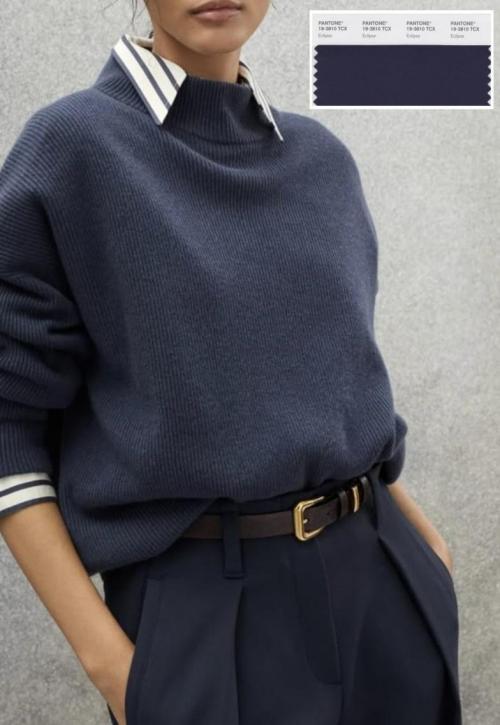 Синий цвет в моде: сочетание цветов 2024-2025 12 Синий цвет в моде: сочетание цветов 2024-2025 12