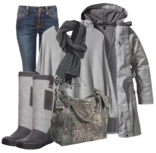 Какие мероприятия подходят для ношения серых сапог. С чем носить серые сапоги — модные образы с фото