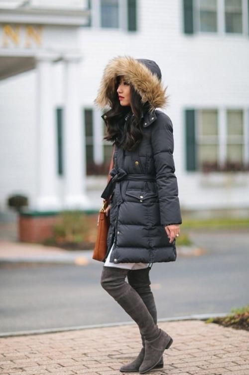 Какие материалы используются для изготовления серых сапог. С чем комбинировать?